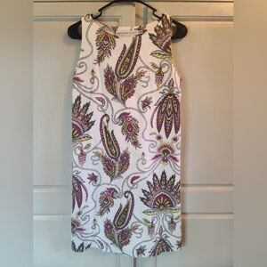 Gretchen Scott Mod Squad Plume Paisley Shift Dress